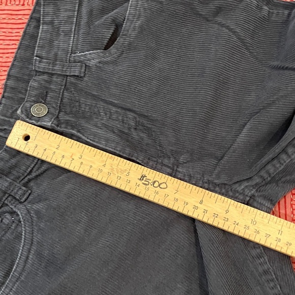 Boys size 14 Dark Gray Corduroy Pants - light FADE at knees - Picture 11 of 14